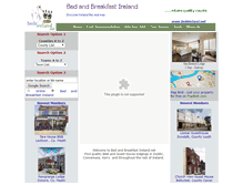 Tablet Screenshot of bedandbreakfastireland.net